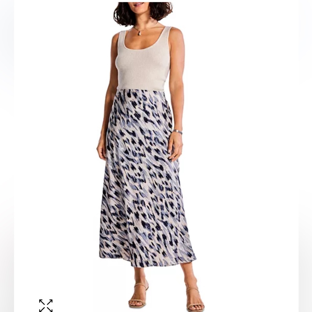 NIC+ZOE Misty Ikat Slip Skirt